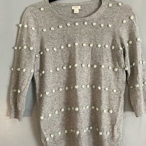 Pom Pom J Crew Sweater
